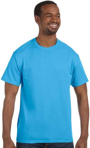 Hanes Originals Garment Dyed T-Shirt, 100% Cotton Men, Vintage Washed Tee in Saudi Arabia