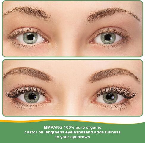 زجاجة الزجاج الزجاجية العضوية الزجاجية العضوية والباردة المعتمدة بنسبة 100 ٪ طبيعية نقية غير مكررة من الهكسان خالية لنمو الشعر ، الحواجب وترطيب البشرة بواسطة MMPang (8.45 أوقية/250 مل) in Saudi Arabia