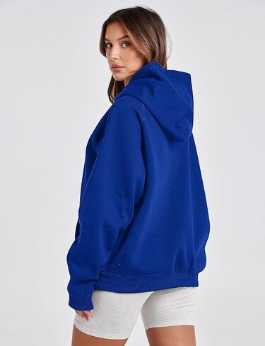 نساء كامو هوديي ورقة القيقب طباعة كبيرة الحجم الصوف مقنعين قميص قميص عصري هوديي pullover مع جيب in Kuwait