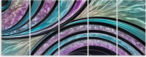 NDCSKYART COLLULFULLEUL Aluminium 3D Substract Wall Sculpture - مجموعة من 5 قطع in Kuwait