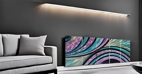 NDCSKYART COLLULFULLEUL Aluminium 3D Substract Wall Sculpture - مجموعة من 5 قطع in Kuwait