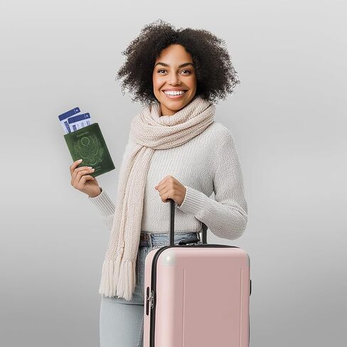 LEATHER VILLAGE Leather Passport Holder Cover – Travel Wallet with Card Slots, Vintage Passport Case for Men & Women – Cute Organizer for Travel Accessories & Documents - Distressed Brown in Kuwait