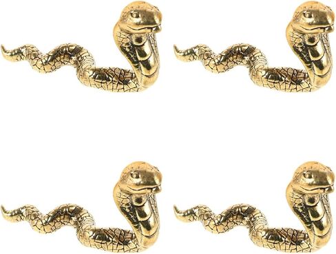 BESPORTBLE 3pcs Snake Ornaments Good Luck Home Decor 2025 Year of The Snake Figurine Chinese Zodiac Animal Statue Lucky Snake Statue Chinese Feng Shui Snake Statue Snake Figure 2025 Brass in Saudi Arabia