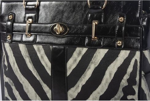 JKM & Company Rolling Laptop Bag Women, Rolling Briefcase for Women, 13"-17" Inch Laptop Bag with Wheels in Saudi Arabia