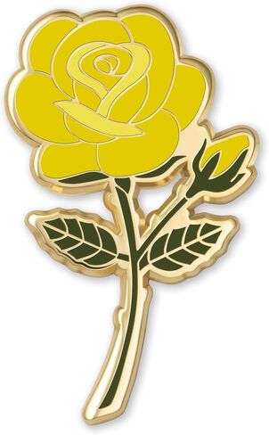 Rose Enamel Pins June Birth Month Flower Elegant Lapel & Brooch, Perfect for Bulk Gifts, Floral Lovers, Wedding Suits Birthday Gift and Flower Accessory for Floral Lovers - Great Gift Idea Rose Pin Brooch in Saudi Arabia