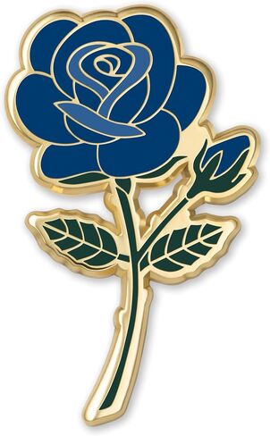 Rose Enamel Pins June Birth Month Flower Elegant Lapel & Brooch, Perfect for Bulk Gifts, Floral Lovers, Wedding Suits Birthday Gift and Flower Accessory for Floral Lovers - Great Gift Idea Rose Pin Brooch in Saudi Arabia