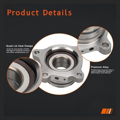 (Pair) DRIVESTAR 512228+512227 Rear Wheel Hub & Bearing for Lexus GX460 2010 11 12 13 2014, 2003-2009 for Lexus GX470 2003-2013 for Toyota 4Runner 2007-2013 for Toyota FJ Cruiser,4 Lug w/ABS in Saudi Arabia