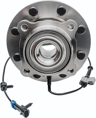 Detroit Axle - Hub Bront Wheel Lear for Chevy GMC Silverado Sierra 2500 3500 HD ، Suburban Yukon XL 2500 Hummer H2 ، محمل عجلة بديل وتجميع المحور in Kuwait