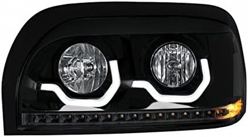 Blackout Freightliner Century Projection Headlights Driver and Passenger in Saudi Arabia
