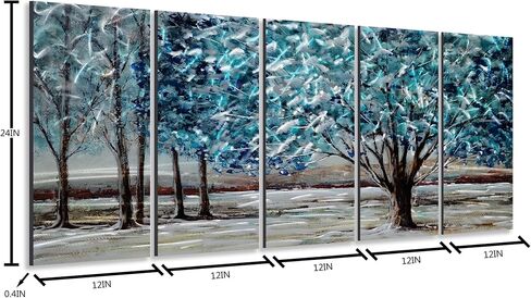 NDCSKYART COLLULFULLEUL Aluminium 3D Substract Wall Sculpture - مجموعة من 5 قطع in Kuwait