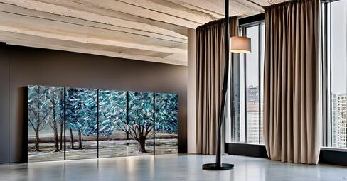 NDCSKYART COLLULFULLEUL Aluminium 3D Substract Wall Sculpture - مجموعة من 5 قطع in Kuwait