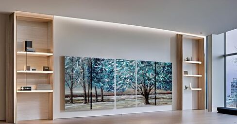 NDCSKYART COLLULFULLEUL Aluminium 3D Substract Wall Sculpture - مجموعة من 5 قطع in Kuwait
