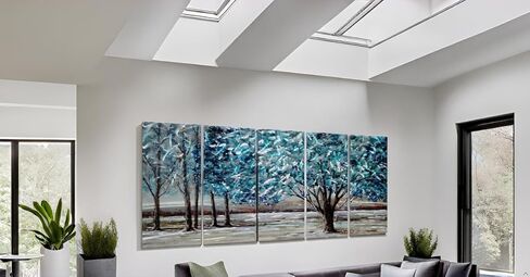NDCSKYART COLLULFULLEUL Aluminium 3D Substract Wall Sculpture - مجموعة من 5 قطع in Kuwait
