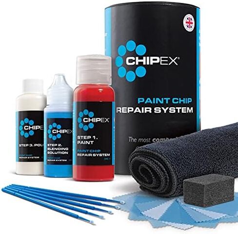 Chipex | Automotive Touch-up Paint Kit Compatible with DODGE Color Code B-5 (1969) - BRIGHT BLUE IRID | Car Scratch Repair 100% Color Match | Kit Size Plus (Medium) in Saudi Arabia