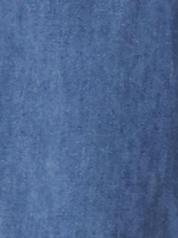 Allegra K Denim Dress for Women's Collared Short Sleeve A-Line Button Up Jean Midi Dresses in Kuwait