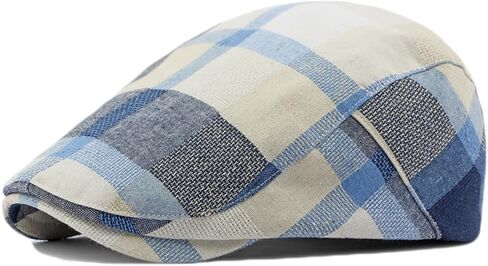 قبعات Newsboy منقوشة قبعة مسطحة للرجال نساء قابلة للتعديل خفيفة الوزن Ivy Catsby Cabbie قبعة القيادة in Kuwait