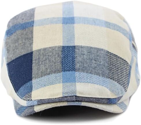 قبعات Newsboy منقوشة قبعة مسطحة للرجال نساء قابلة للتعديل خفيفة الوزن Ivy Catsby Cabbie قبعة القيادة in Kuwait