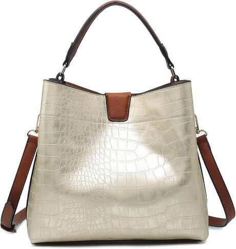 Tati Vegan Leather Handbags and Purses for Women Ladies Top Handle Satchel Hobo Crossbody Shoulder Tote Bag in Kuwait