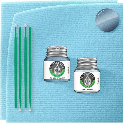 ERA Paints 372 - Stahl Blue Metallic for BMW Exact Match Automotive Touch Up Paint Spray - 2K Essential Kit in Kuwait