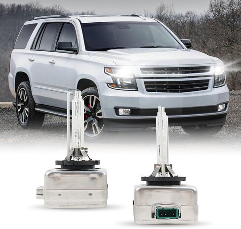 D3S Xenon HID HED HEDPLBS 6000K COOL WHITE 35W متوافق مع 2015-2020 Chevy Tahoe Suburban ، D3S C1 مصابيح الأمراض الأمامية ، حزمة 2 in Saudi Arabia