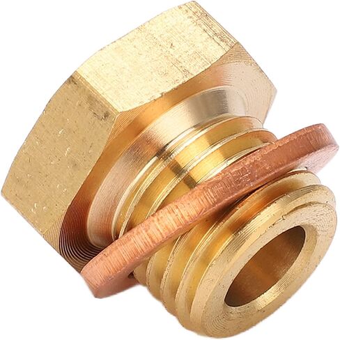 Pressure Temperature Gauge Sender Adapter, 1/8in NPT to M14x1.5 Male Universal, Metal, Polished, Temperature or Pressure Gauge Sender Adaptor, Auto Part, Universal in Saudi Arabia
