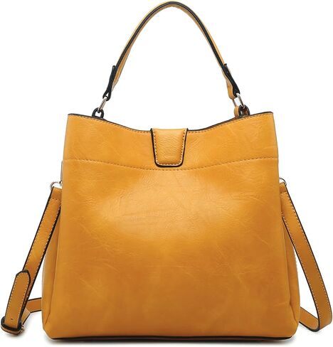 Tati Vegan Leather Handbags and Purses for Women Ladies Top Handle Satchel Hobo Crossbody Shoulder Tote Bag in Kuwait
