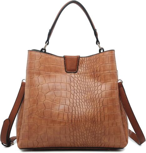 Tati Vegan Leather Handbags and Purses for Women Ladies Top Handle Satchel Hobo Crossbody Shoulder Tote Bag in Kuwait
