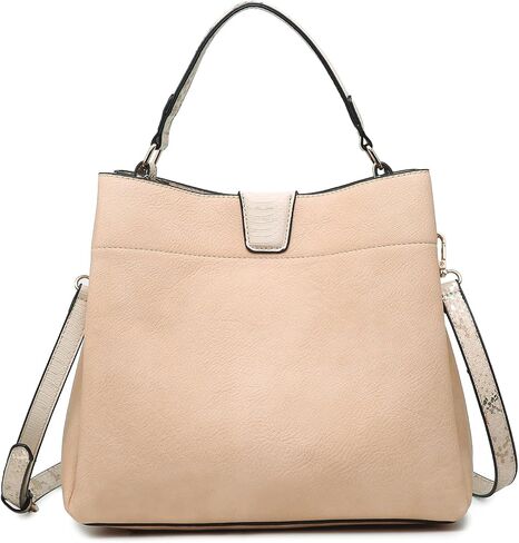Tati Vegan Leather Handbags and Purses for Women Ladies Top Handle Satchel Hobo Crossbody Shoulder Tote Bag in Kuwait