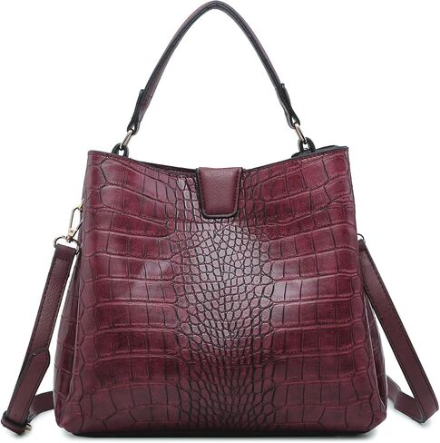 Tati Vegan Leather Handbags and Purses for Women Ladies Top Handle Satchel Hobo Crossbody Shoulder Tote Bag in Kuwait