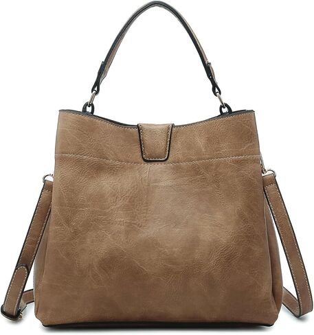 Tati Vegan Leather Handbags and Purses for Women Ladies Top Handle Satchel Hobo Crossbody Shoulder Tote Bag in Kuwait