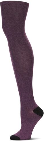 MeMoi Double Standard Cotton Blend Thigh High Sock in Saudi Arabia