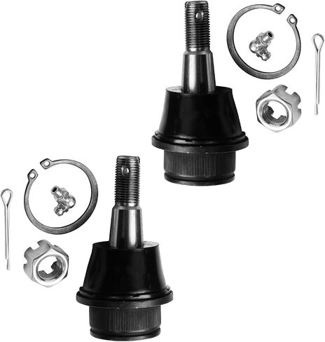 Detroit Axle - Front End 6pc Suspension Kit for 02-05 Dodge Ram 1500, 2002 2003 2004 2005 Front Upper Control Arms Lower Ball Joints Replacement Outer Tie Rod Ends in Kuwait
