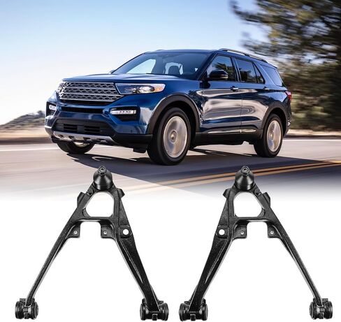 أذرع التحكم السفلى الأمامية مع مفاصل الكرة لعام 2007-2016 Chevy Avalanche Tahoe Silverado Silverado GMC Sierra Yukon XL1500 Cadillac Escalade ESV ، K620888 K620889-2pc in Kuwait