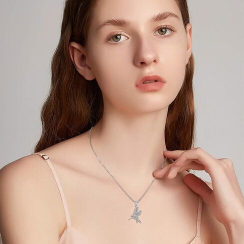 Hummingbird Celtic Pendant Necklace for Women- 925 Sterling Silver Lucky Celtic Knot Humming Bird Necklaces Mother's Day Birthday Christmas Jewelry Gifts for Mom in Kuwait