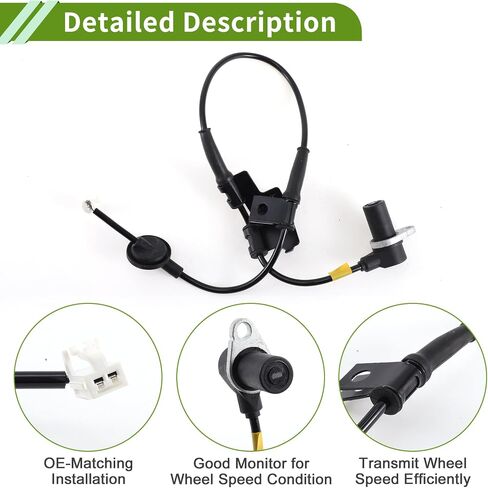 ABS Wheel Speed Sensor Rear Left ABS Sensor Anti-lock Braking System Sensor No.9568039501 for Hyundai Xg350 2003-2005 in Saudi Arabia