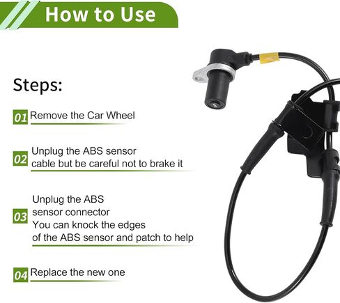 ABS Wheel Speed Sensor Rear Left ABS Sensor Anti-lock Braking System Sensor No.9568039501 for Hyundai Xg350 2003-2005 in Saudi Arabia