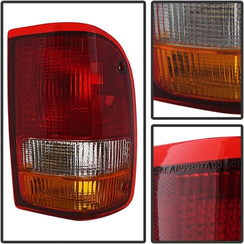 ACANII - For 1993-1997 Ford Ranger Rear Tail Lights Brake Lamps Set Left+Right 93 94 95 96 97 in Kuwait