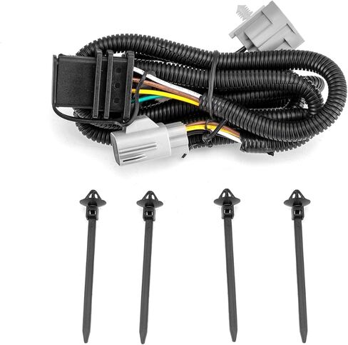 WSays Trailer Wiring Harness 4-DOPIN PLUD & PLAY متوافقة مع Jeep Wrangler TJ 1998-2006 in Saudi Arabia