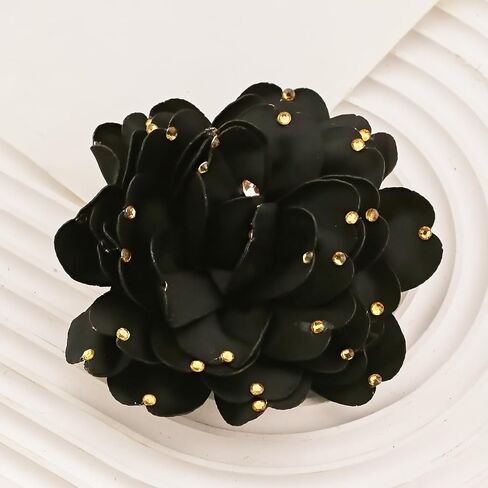CSIYANJRY99 Dainty Fabric Rose Flower Large Brooch Lapel Pins Delicate Elegant Handmade Flower Brooches Pin Classic for Wedding Party Dance Banquet for Women Dress Suit Ceremony Clothes Accessories Jewelry Valentine's Day Gifts in Kuwait
