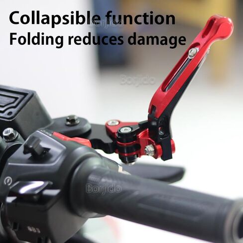 Generic REBEL1100 DTC Folding Brake & Clutch Levers, CNC Machined Aluminum, Adjustable, Stainless Steel Hardware, 7.6x2.3 inches, 2020-2023 Models in Saudi Arabia