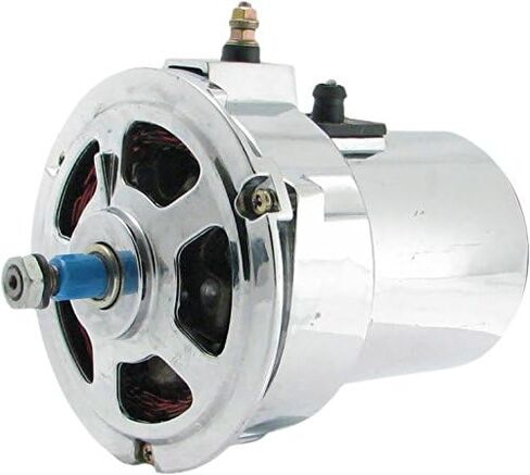 New Premium Chrome Hi Output 85 Amp Alternator Compatible with VW Beetle Bug Sand Rail 1.6L Replaces AL82N AL82X 0-120-489-565 0-120-489-566 0-120-489-583 0-120-489-584 0120489565 043-903-023A in Saudi Arabia