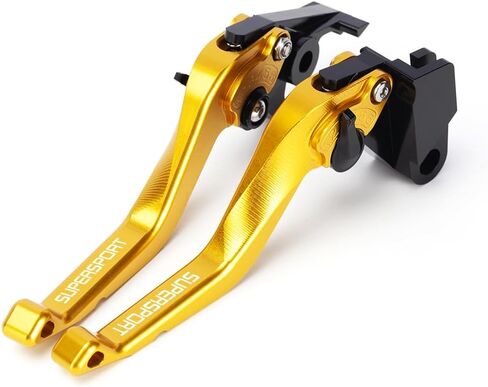 Motorcycle Short Brake Clutch Levers Compatible with Ducati Supersport/S 2017 2018 2019 2020 | Front Shorter Levers Handles Supersport SupersportS Accessories (red) in Saudi Arabia