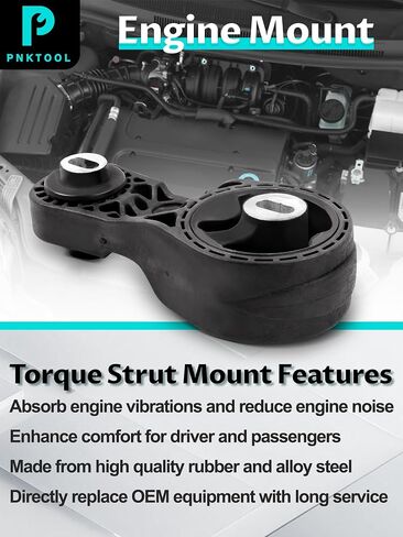 Rear Engine Torque Strut Mount Motor Mount for 2009-2017 Enclave Acadia Traverse Outlook 3.6L V6 Engine, Replace OE A5444, 25840458 in Kuwait