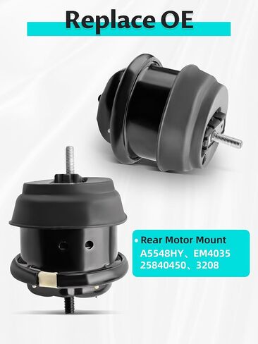Rear Engine Torque Strut Mount Motor Mount for 2009-2017 Enclave Acadia Traverse Outlook 3.6L V6 Engine, Replace OE A5444, 25840458 in Kuwait