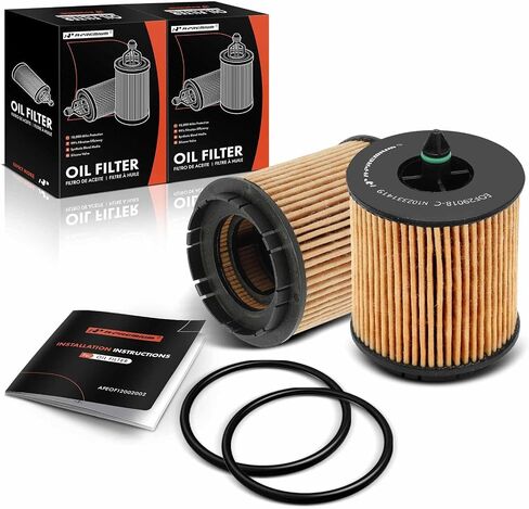 A-Premium 2-PC 10K Miles Filter Filter متوافق مع Chevy Equinox و Impala و Captiva Sport و HHR و Cobalt و Cavalier & Buick & Saab & GMC & Oldsmobile & Pontiac & Saturn in Saudi Arabia