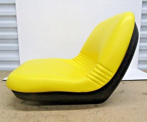 Pro Parts Place REPLACEMENT SEAT COMPATIBLE WITH JOHN DEERE LAWN MOWER YELLOW DRIVER SIDE VINYL in Saudi Arabia