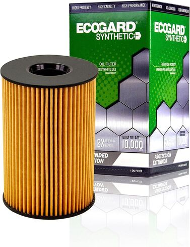 ECOGARD S10002 Premium Cartridge Engine Oil Filter for Synthetic Oil Fits BMW X5 4.4L 2010-2018, X6 4.4L 2008-2019, 550i 4.4L 2011-2016, 750Li 4.4L 2009-2015, 750i xDrive 4.4L 2010-2020 in Saudi Arabia