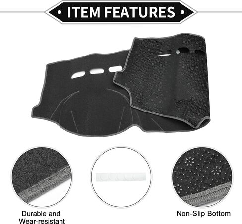 Dash Cover Compatible for Jeep Grand Cherokee 2011-2021, Non-Slip Polyester Silicone Beige Center Console Dashboard Cover Pad Carpet in Saudi Arabia