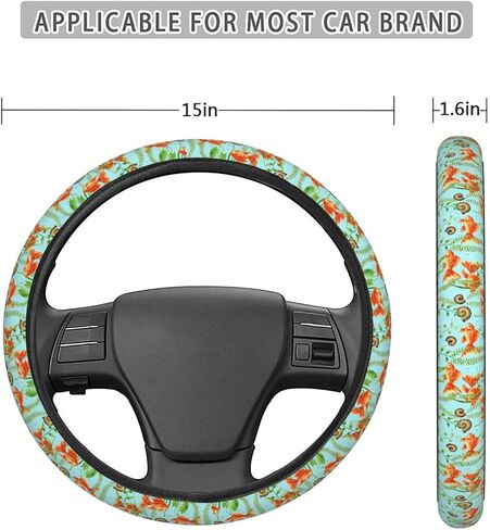 Dujiea Cute Geese Alext Elastic Stretch Wheel Cover ، anti-slip و head acderics accessories للنساء للنساء ، سيارة عالمية 15 بوصة ، شاحنة ، سيارات الدفع الرباعي in Saudi Arabia
