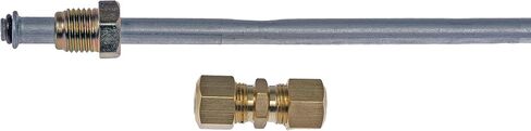 Dorman 800-151 STEEL FUEL LINE REPAIR KIT. 5/16 IN. x 18 IN. w/14mm FITTING. Universal Fit in Saudi Arabia